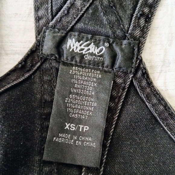 Mossimo Black Denim Overalls - Picture 8 of 8